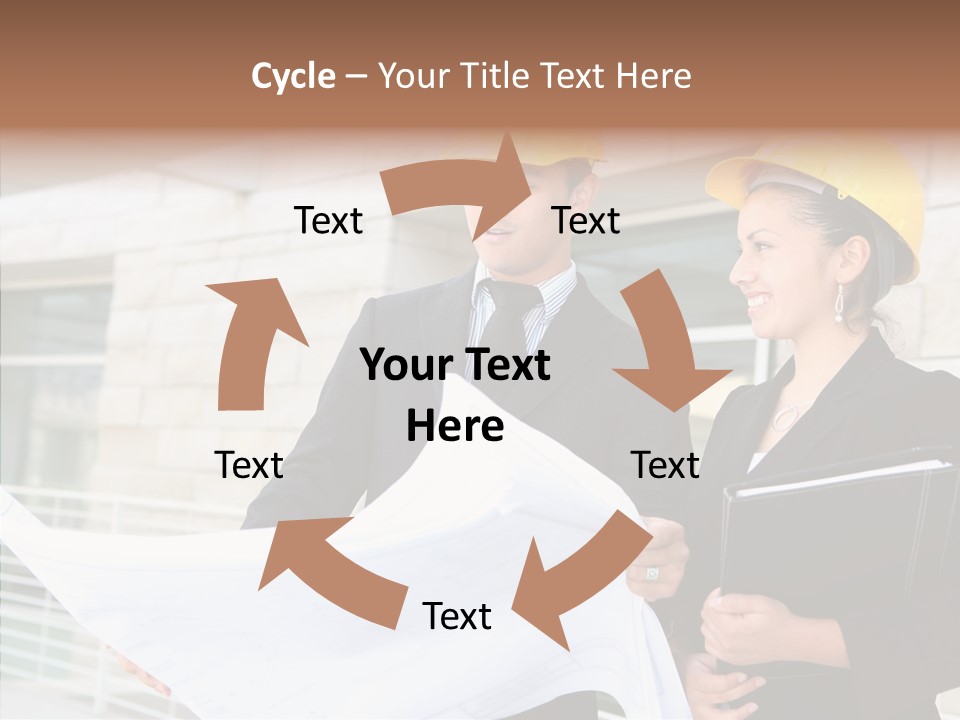 Blueprints Corporate Architect PowerPoint Template