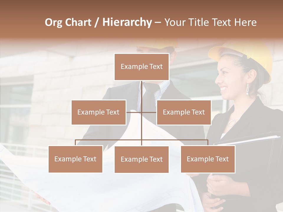 Blueprints Corporate Architect PowerPoint Template