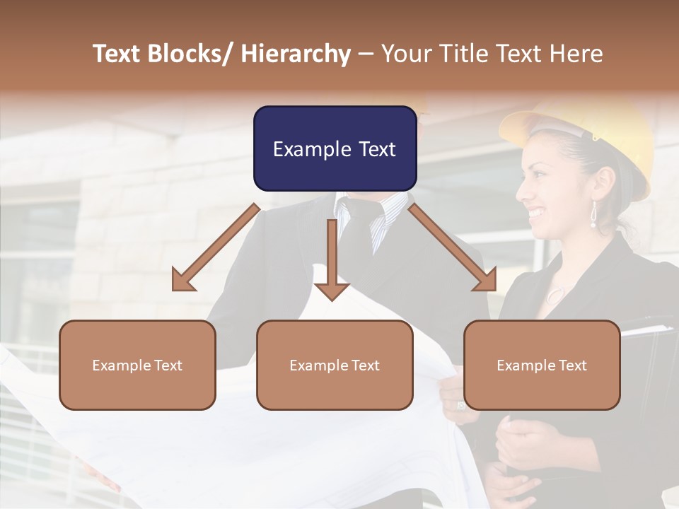 Blueprints Corporate Architect PowerPoint Template