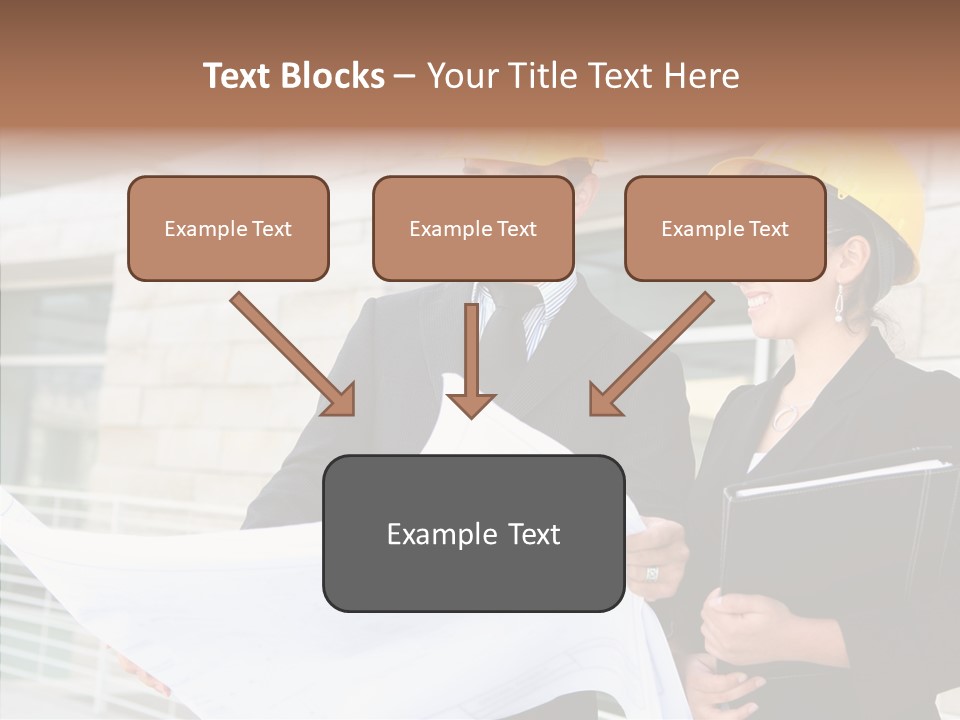 Blueprints Corporate Architect PowerPoint Template