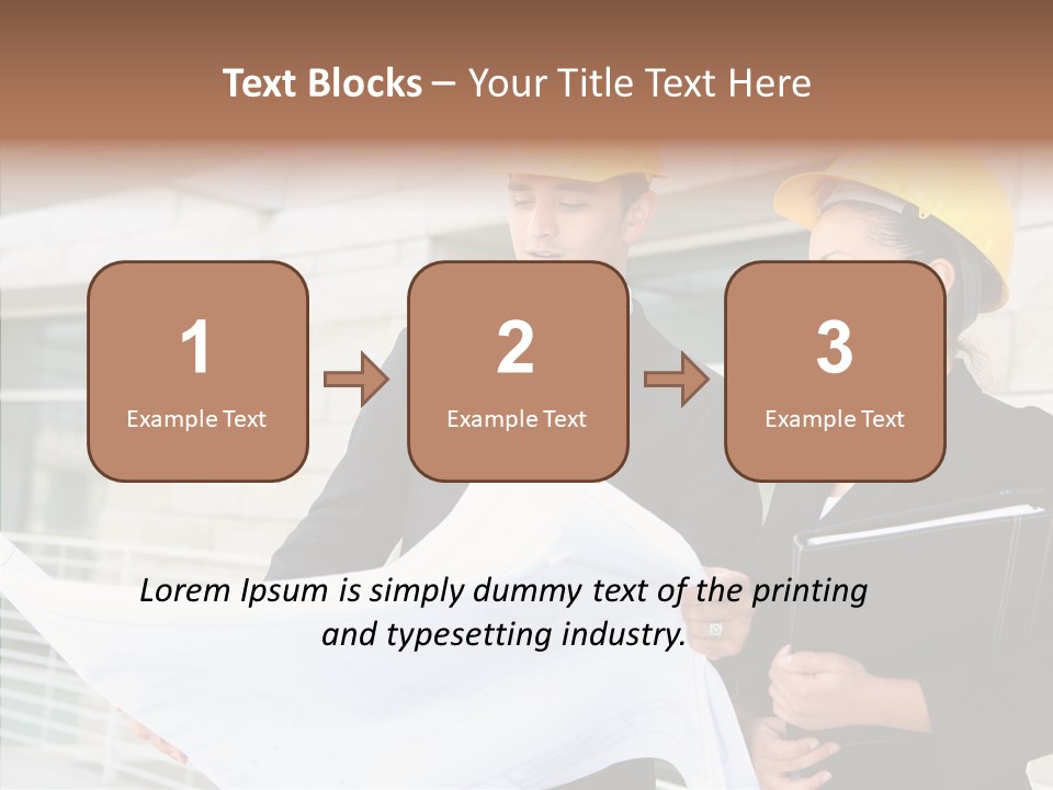 Blueprints Corporate Architect PowerPoint Template