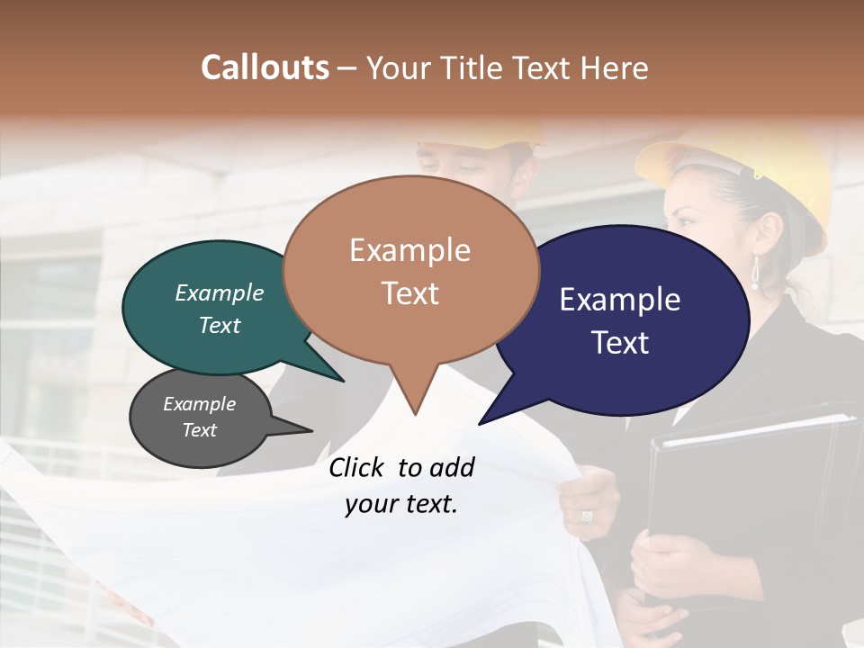 Blueprints Corporate Architect PowerPoint Template