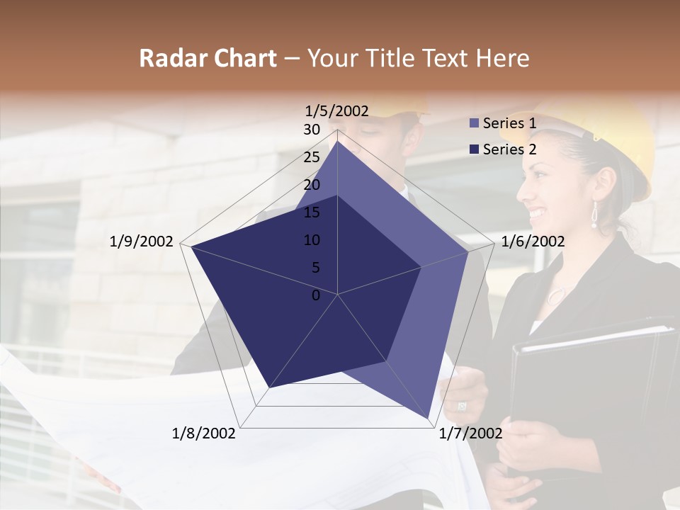 Blueprints Corporate Architect PowerPoint Template