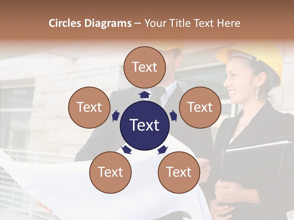 Blueprints Corporate Architect PowerPoint Template