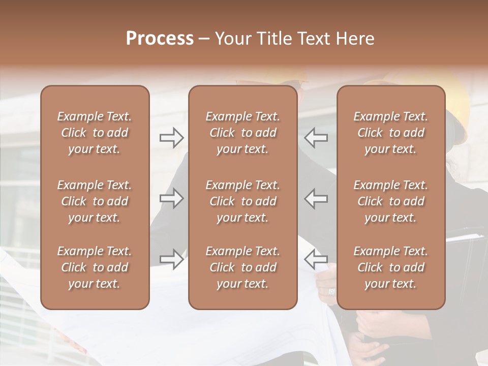 Blueprints Corporate Architect PowerPoint Template
