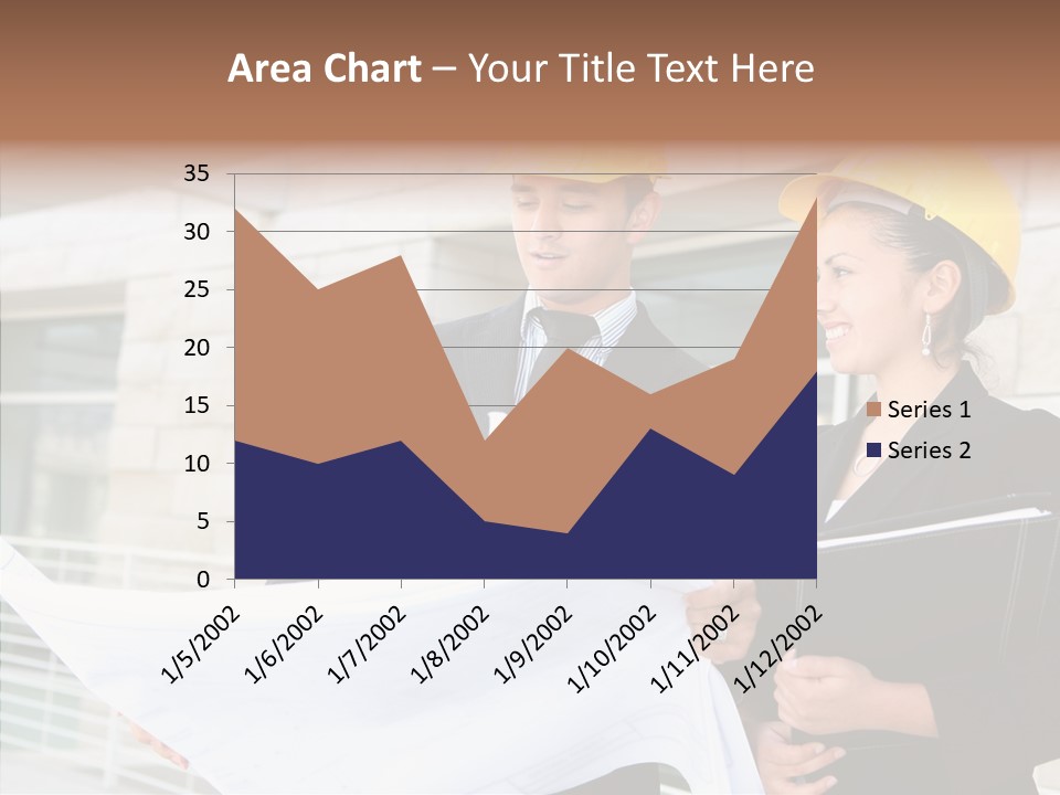 Blueprints Corporate Architect PowerPoint Template