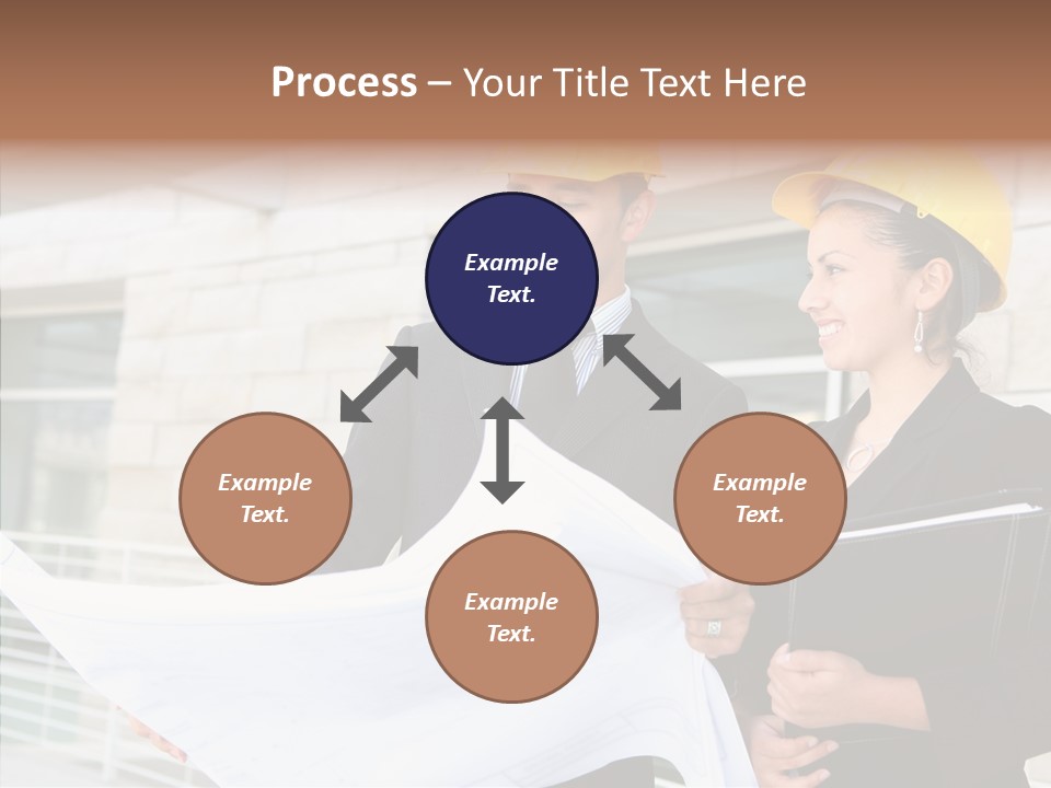 Blueprints Corporate Architect PowerPoint Template