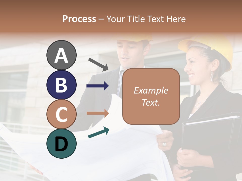 Blueprints Corporate Architect PowerPoint Template