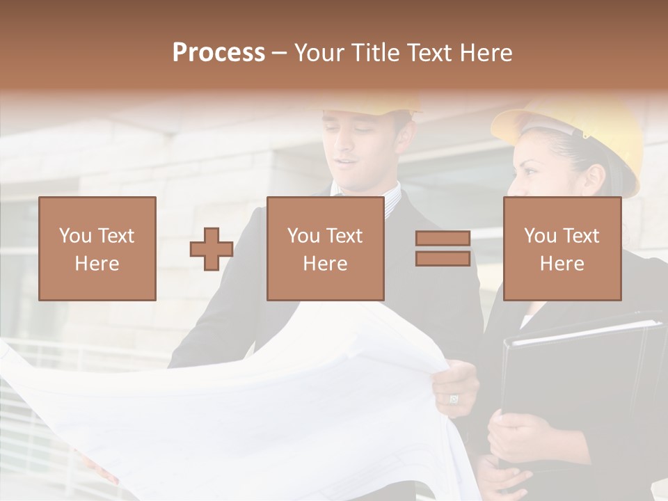 Blueprints Corporate Architect PowerPoint Template