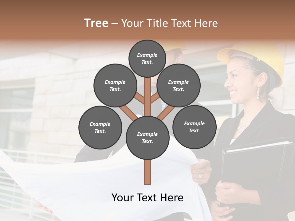 Blueprints Corporate Architect PowerPoint Template