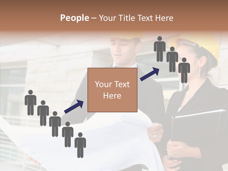 Blueprints Corporate Architect PowerPoint Template