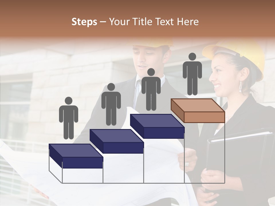 Blueprints Corporate Architect PowerPoint Template