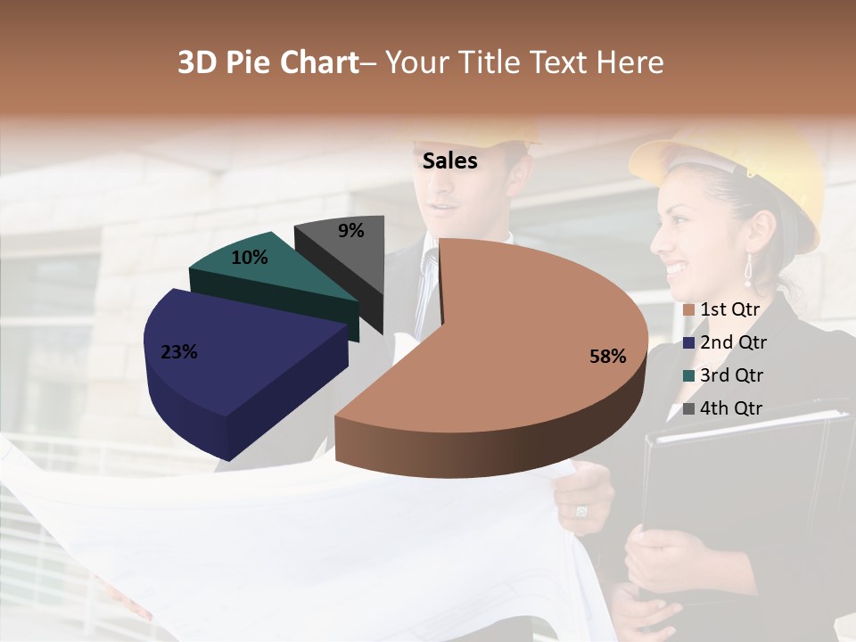 Blueprints Corporate Architect PowerPoint Template