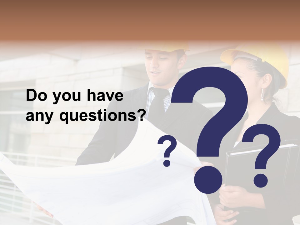 Blueprints Corporate Architect PowerPoint Template