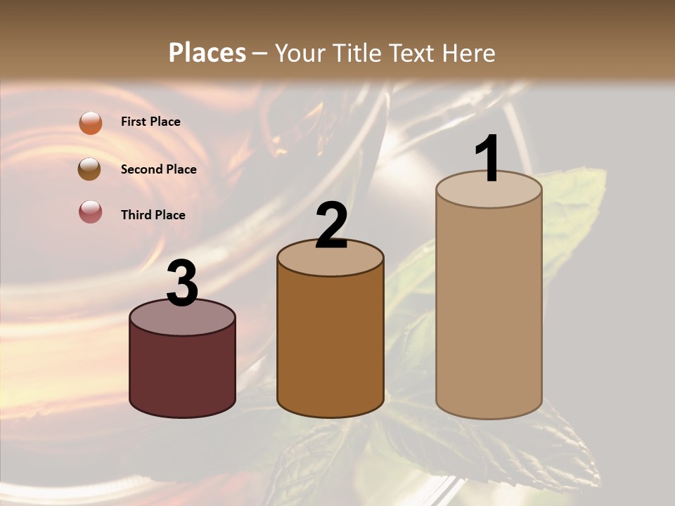 Freshness Leaves Aromatherapy PowerPoint Template