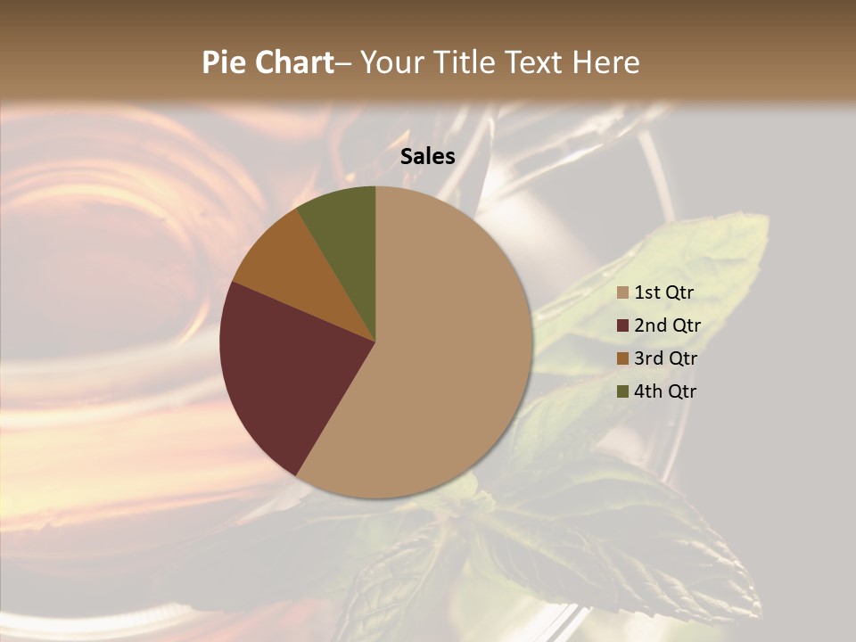 Freshness Leaves Aromatherapy PowerPoint Template