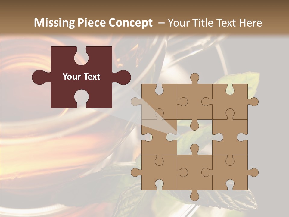 Freshness Leaves Aromatherapy PowerPoint Template