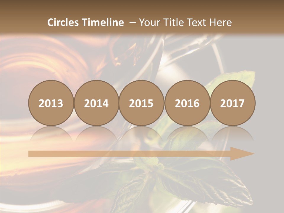 Freshness Leaves Aromatherapy PowerPoint Template