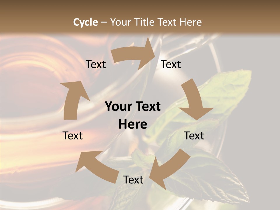 Freshness Leaves Aromatherapy PowerPoint Template