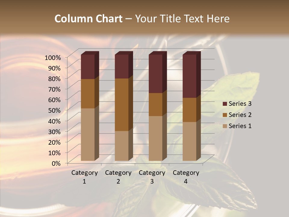 Freshness Leaves Aromatherapy PowerPoint Template