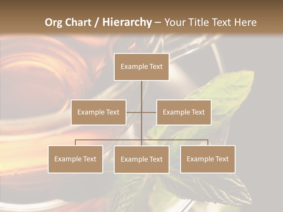 Freshness Leaves Aromatherapy PowerPoint Template
