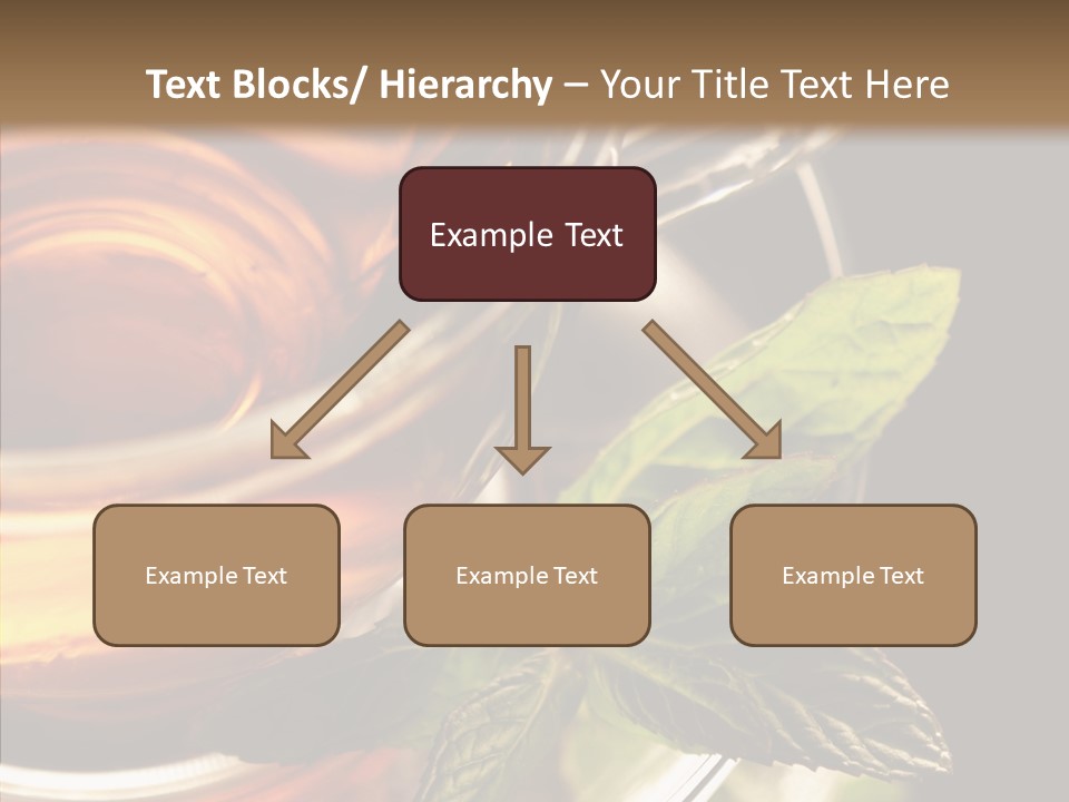 Freshness Leaves Aromatherapy PowerPoint Template