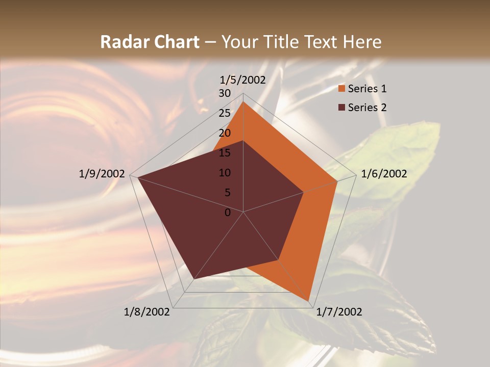 Freshness Leaves Aromatherapy PowerPoint Template