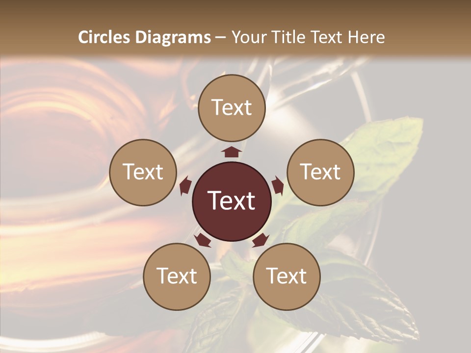 Freshness Leaves Aromatherapy PowerPoint Template