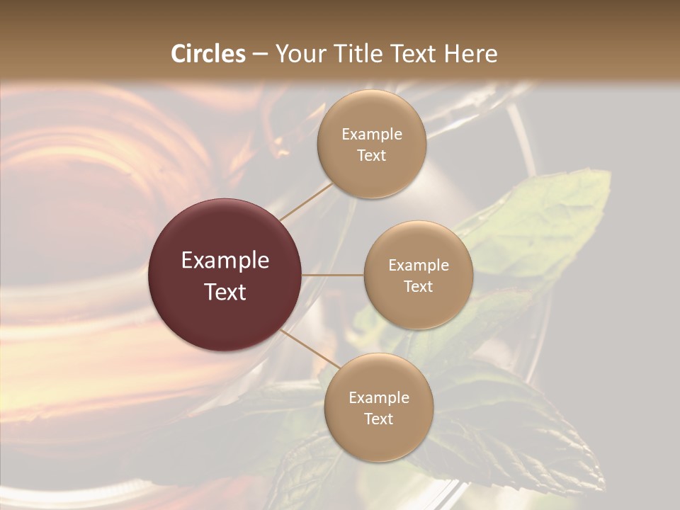 Freshness Leaves Aromatherapy PowerPoint Template