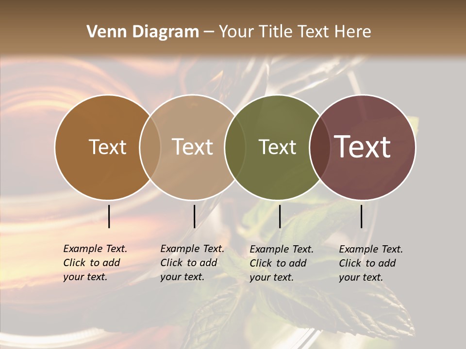 Freshness Leaves Aromatherapy PowerPoint Template