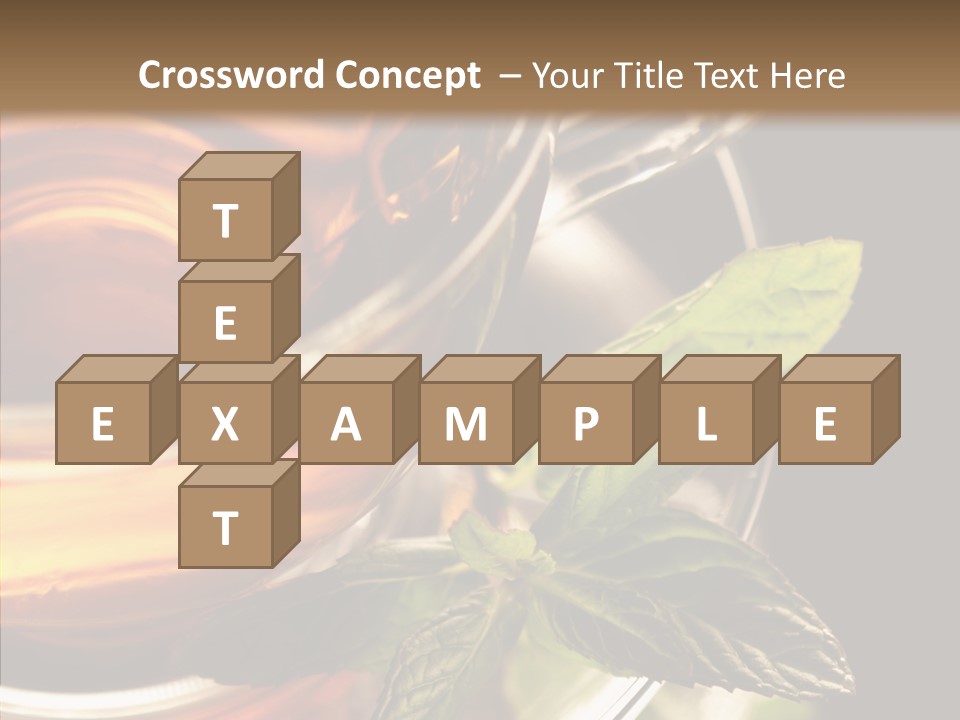 Freshness Leaves Aromatherapy PowerPoint Template