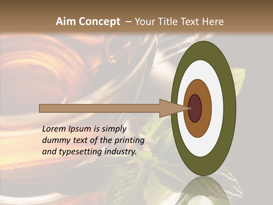 Freshness Leaves Aromatherapy PowerPoint Template