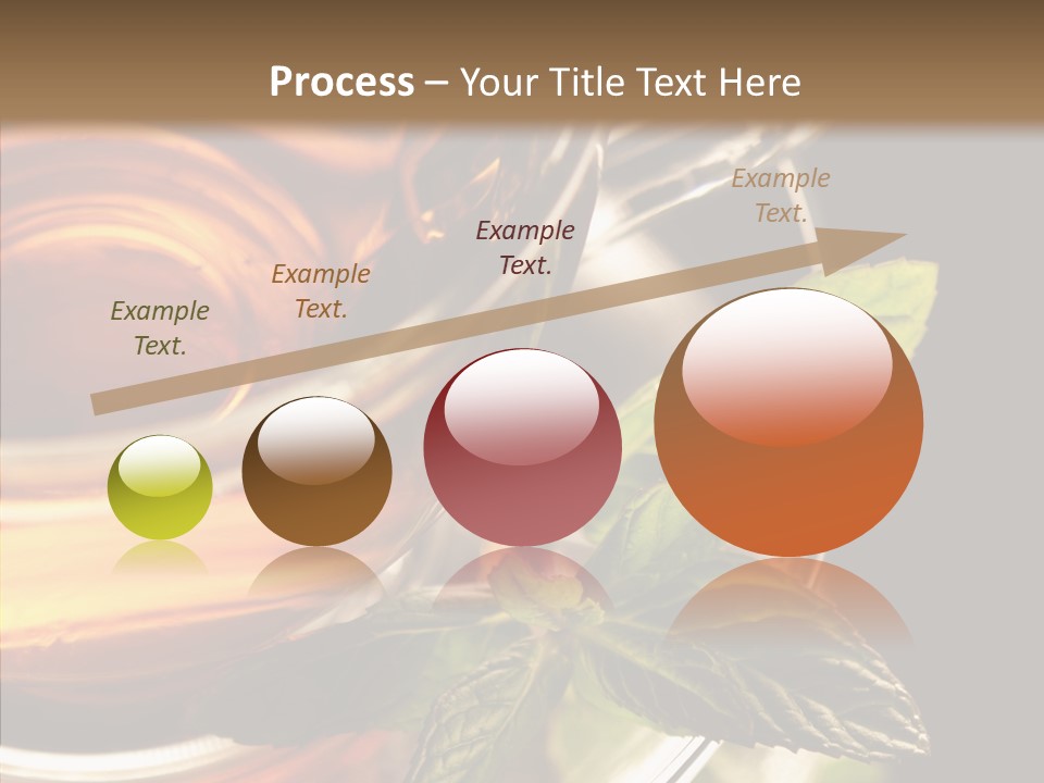 Freshness Leaves Aromatherapy PowerPoint Template