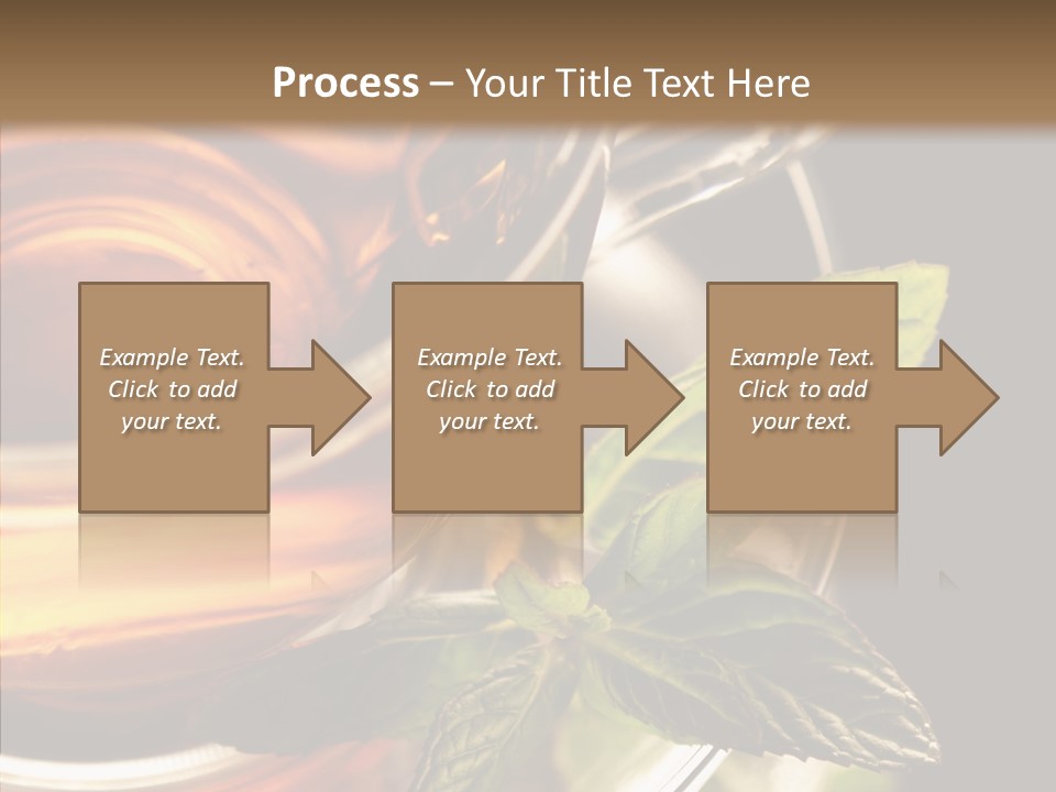 Freshness Leaves Aromatherapy PowerPoint Template