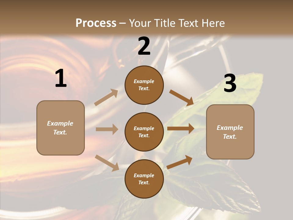 Freshness Leaves Aromatherapy PowerPoint Template