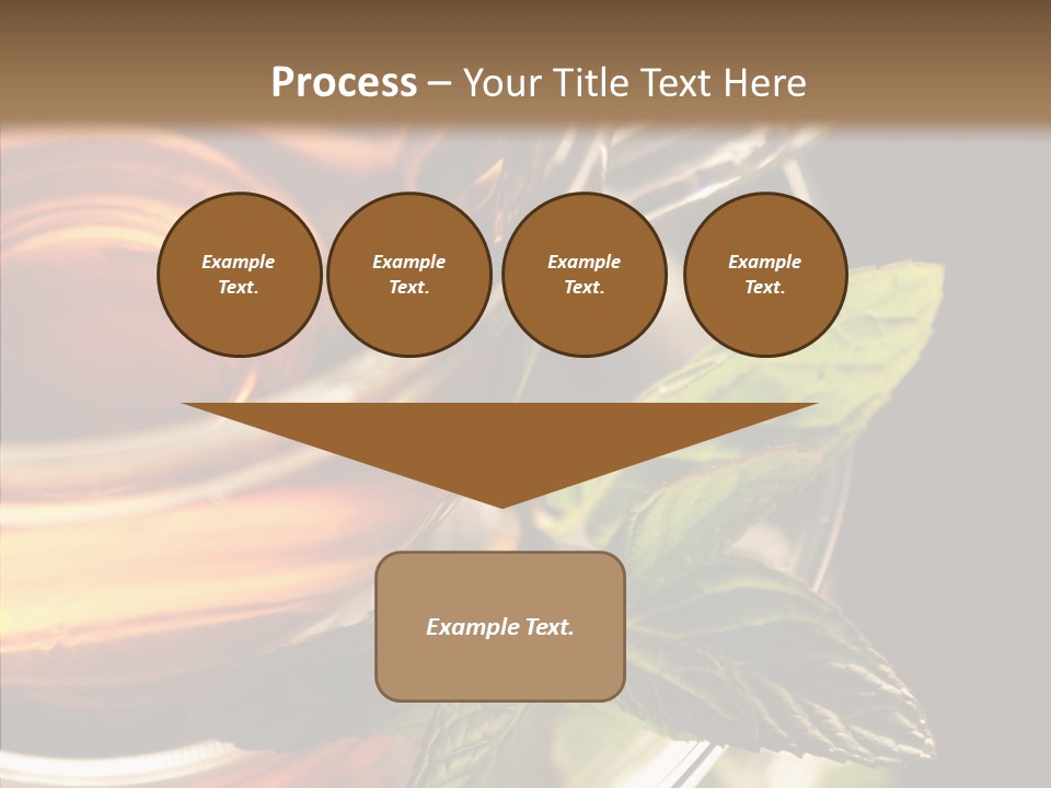 Freshness Leaves Aromatherapy PowerPoint Template