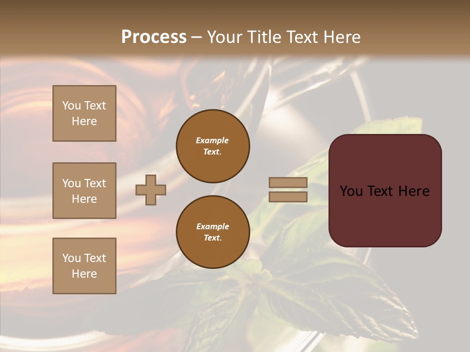 Freshness Leaves Aromatherapy PowerPoint Template