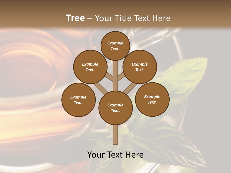 Freshness Leaves Aromatherapy PowerPoint Template