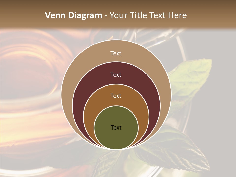 Freshness Leaves Aromatherapy PowerPoint Template