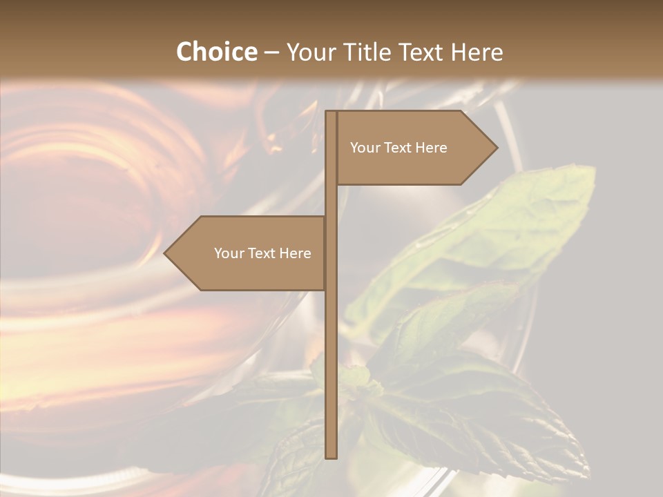 Freshness Leaves Aromatherapy PowerPoint Template