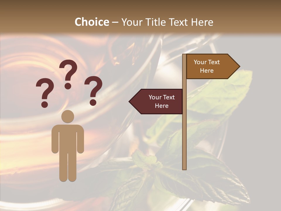 Freshness Leaves Aromatherapy PowerPoint Template