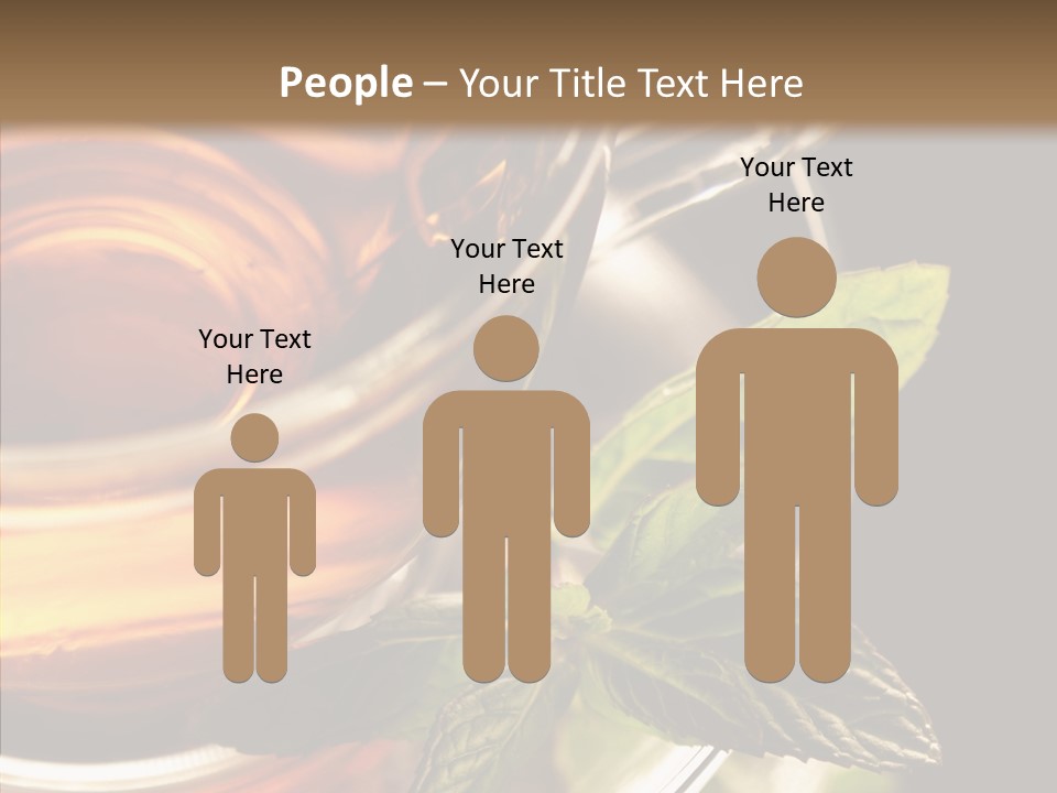 Freshness Leaves Aromatherapy PowerPoint Template