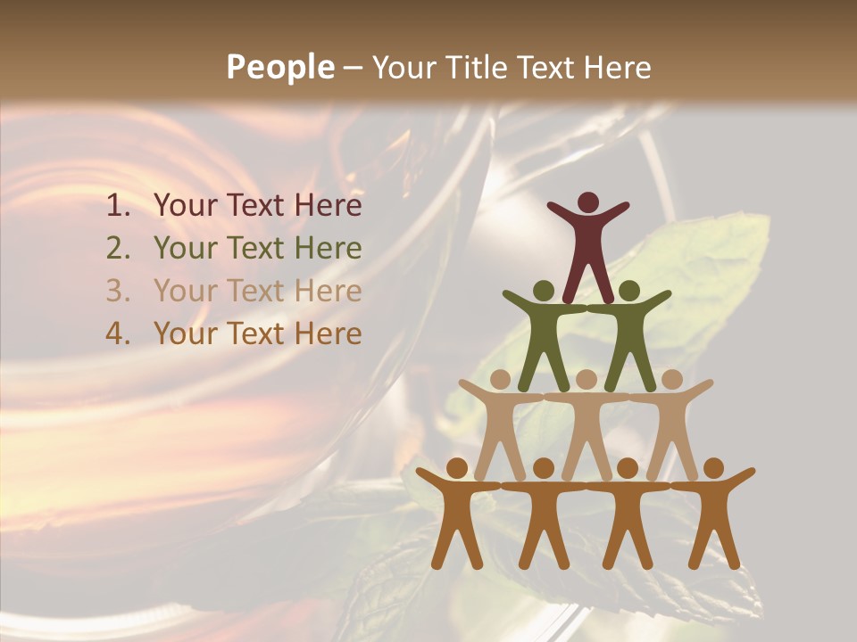 Freshness Leaves Aromatherapy PowerPoint Template