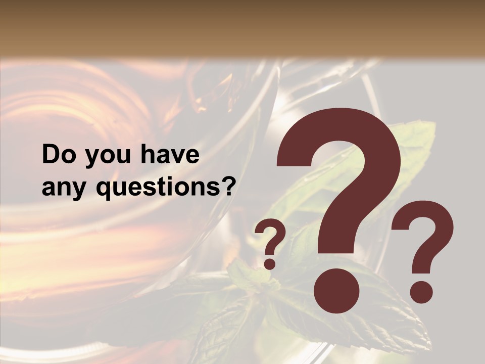 Freshness Leaves Aromatherapy PowerPoint Template