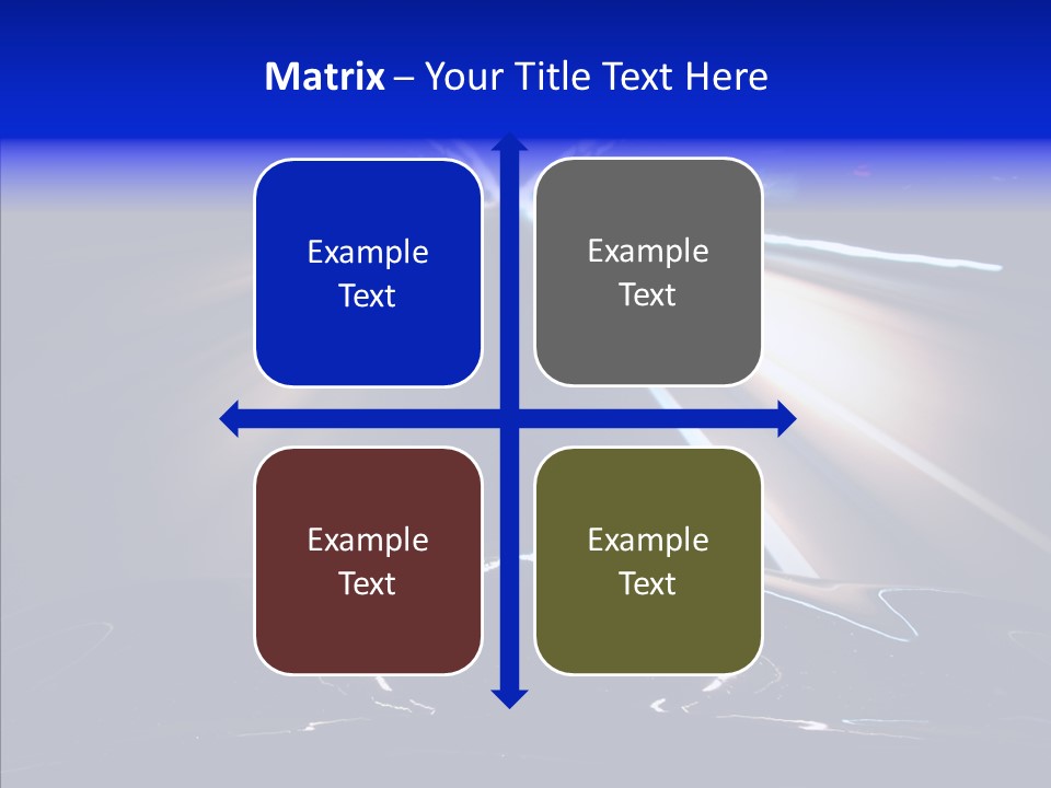 Traffic Motion Speedlight PowerPoint Template