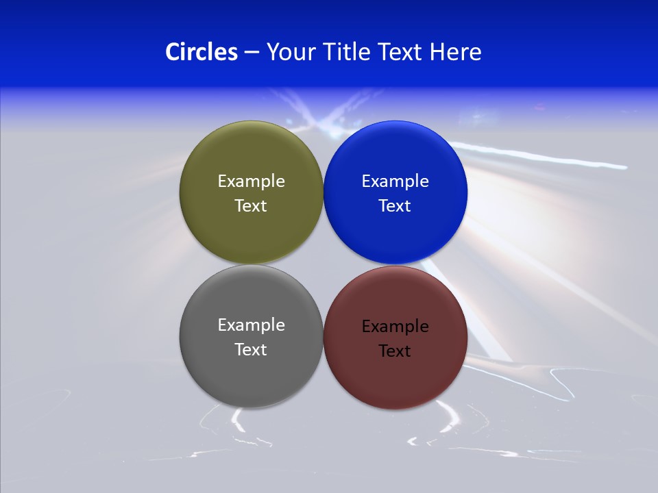 Traffic Motion Speedlight PowerPoint Template