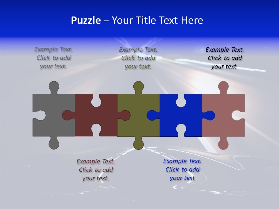 Traffic Motion Speedlight PowerPoint Template