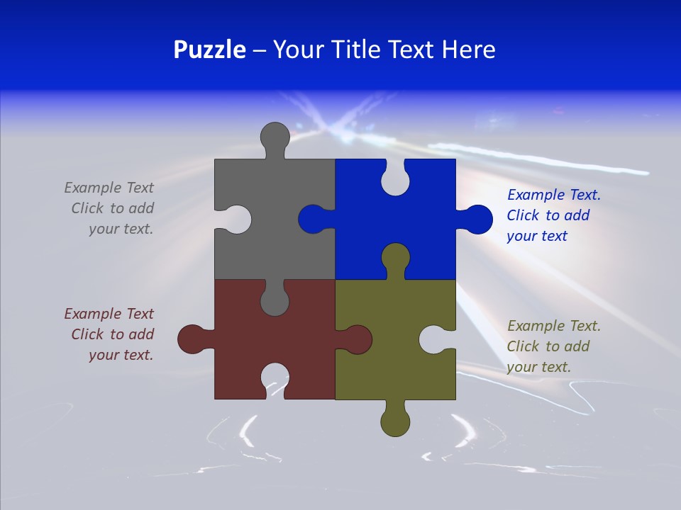 Traffic Motion Speedlight PowerPoint Template