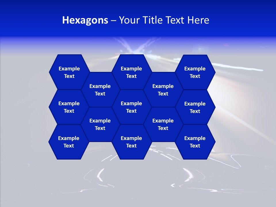 Traffic Motion Speedlight PowerPoint Template