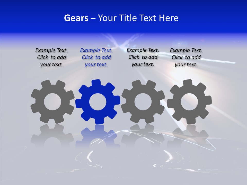 Traffic Motion Speedlight PowerPoint Template